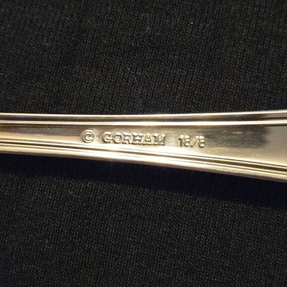 Gorham Monet 18/8 Stainless Steel 7.5" Ice Tea Spoons Set Of 4 - Picture 4 of 4